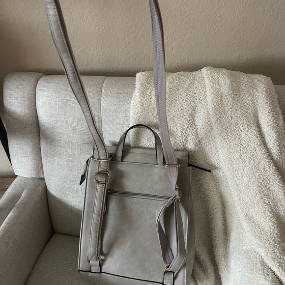 Light Heather Grey Backpack & Side Bag - Picture 3 of 5
